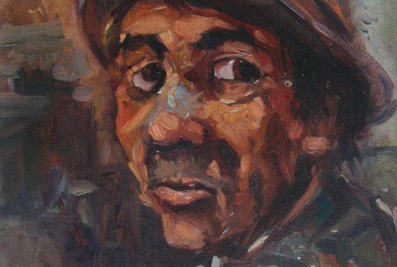 Rostro (asustado), de Wichie Torres