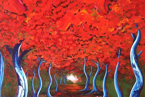 Camino Azul en Rojo, de José (Waldy) Graziani