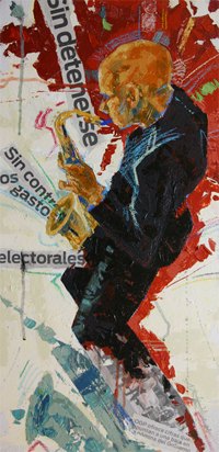 Saxofonista, de Luis Alejandro Rodríguez
