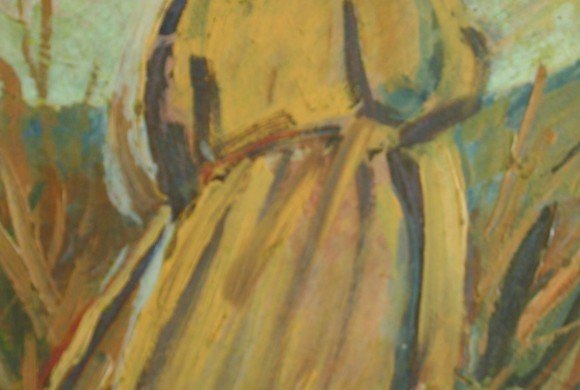 Mujer (recogedora de trigo), de Luis Villafuerte
